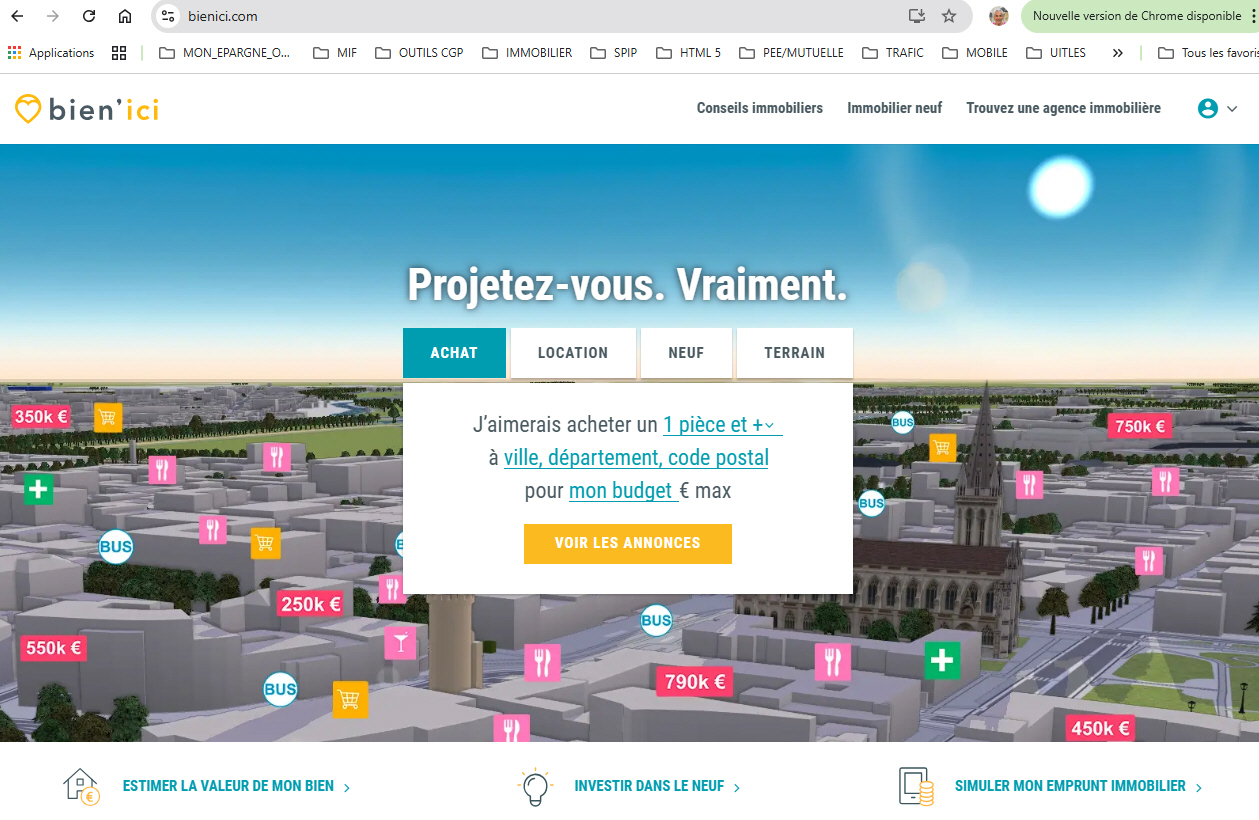 Bien'ici : le site d'annonces immobilières bat tous ses records, 220 millions de visites en 2025 (+14 %)